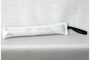SCHWEIKERT - bidepølse i læder m. 1 håndtag - længde 60 cm.