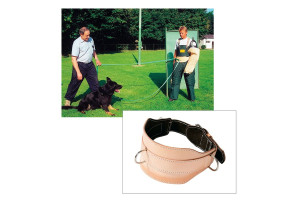 KLIN - figurantbælte (kan også bruges til at trække hunden helt ind til figurant) - længde 130 cm.