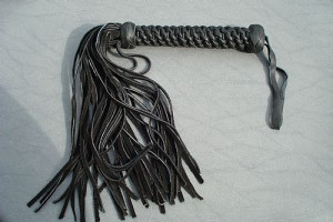 FWF - belastnings pisk i læder - 60 cm.