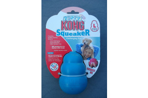 KONG Squeaker - L - m. lyd - hunde fra 11 til 23 kg.