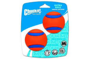 CHUCKIT - ULTRA BALL - super stærk - M - Ø 65 mm. - 2 stk. pakning.