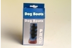 DOG BOOTS - støvle i gummi - forstærket sål - M - 7,5 cm. (1 stk.)