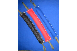 FRABO - polster bidepølse - kevlar/bomuld - med 2 håndtag - lgd. 60 x 9 cm. - sort.