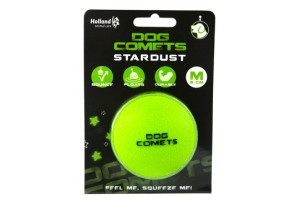 DOG COMETS BALL STARDUST  - M - Ø 60 mm - GREEN